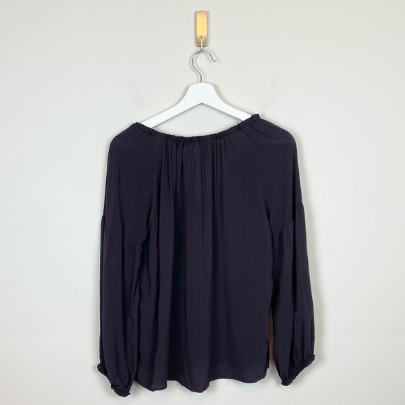 Velvet by Graham & Spencer Elaine Peasant Top Size Small - Picture 6 of 8